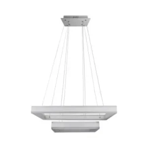 113W LED lysekrone, dæmpbar6300lm, 3000K, Ø60cm, varm hvid, Triac fasedæmp | Særpris