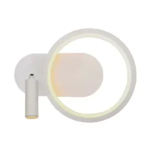 14W LED LampeskærmMetal, L250xW100xH180mm, 4000K, Hvid, Hus - Populær