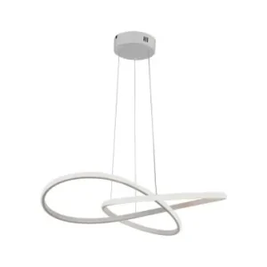20W LED pendel, Ø50cm127lm/W, hvid, cirkulær, 3000K, inkl. lyskilde - Populært valg