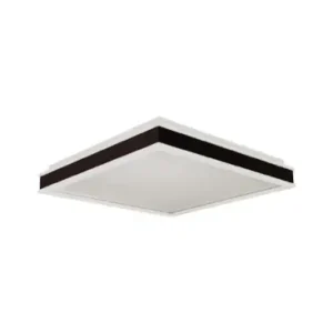 18W LED designer loftlampe, kvadratiskSort, 1490lm, 35x35cm, 4000K, IP20 indendørs | Lav pris