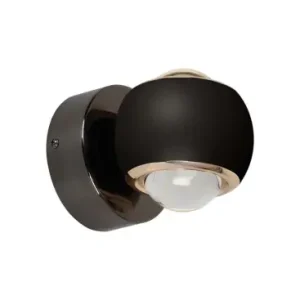 10W LED væglampeSort, 3000K, 13,5x10 cm, indendørs, inkl. lyskilde | Direkte fra fabrikken