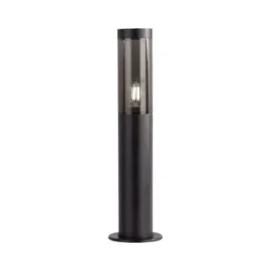 V-Tac E27 havelampe, IP44 Røgfarvet plast, sort, højde 45cm, uden lyskilde - Sidste mulighed