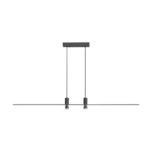 19W LED pendellampe, sort2160lm, 80-115cm, fås i 3000K og 4000K | Topprodukt
