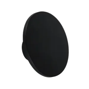12W LED loftlampe / væglampe med indirekte lysSort, IP65, 3000K, Ø16cm, rund, udendørs / indendørs - God pris