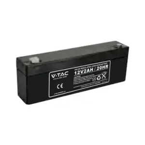 2,0Ah 12V blybatteri178x36x66mm, VRLA, genopladeligt - Nedsat pris