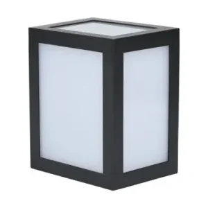 12W LED Væglampe3000K, Sort hus | Skarp pris