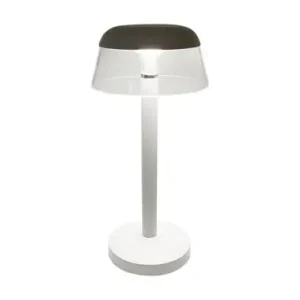 Rabat | 3W genopladelig LED bordlampeØ13cm, 3-trin dæmpbar, CCT, hvid, inkl. USB-kabel