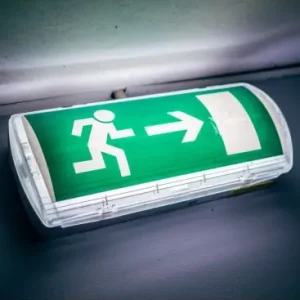 V-Tac Nødbelysning / Exit skilt, 3WUdgangslys, inkl. batteri og piktogrammer, selvtestknap - Spar mere