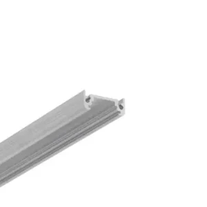 1m aluprofil SURFACE10 BC/UXUbehandlet aluminium, påbygning, LED skinne - Kun få tilbage