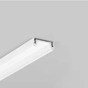 Nytilføjet - 1m aluprofil SURFACE14 EE7F/TYHvid lakeret, påbygning, LED skinne
