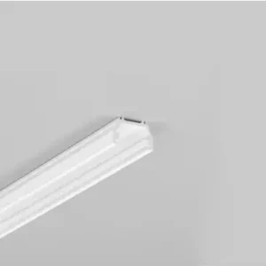 2m aluprofil UNI12 BCD/UHvid lakeret, påbygning, LED skinne - Mest solgt