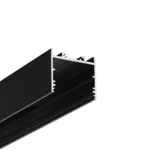 Få tilbage | 2m aluprofil VARIO30-02 ACDE-9/TYSort anodiseret, påbygning, LED skinne