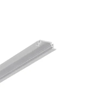 2m aluprofil GROOVE10 BC/UXUbehandlet aluminium, indbygget, LED skinne - Skarp pris