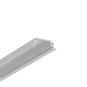 1m aluprofil GROOVE14 EE7F/TYUbehandlet aluminium, indbygget, LED skinne | Klar til afsendelse