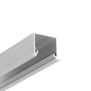 1m aluprofil LINEA-IN20 EE7F/U7Anodiseret, indbygget, LED skinne | Nyhed