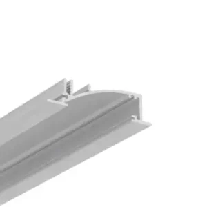 2m aluprofil FLAT8 H/UXUbehandlet aluminium, indbygget, LED skinne | Direkte fra producenten