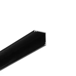 Nyhed i sortimentet - 2m aluprofil CABI12 DUO ESort anodiseret, hjørne, LED skinne