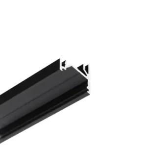 Kun i dag | 2m aluprofil CORNER12.V2 EF/USort anodiseret, hjørne, LED skinne