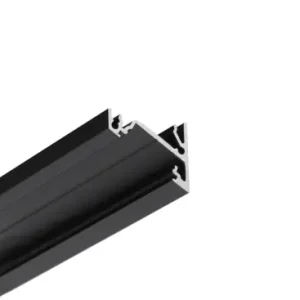 1m aluprofil CORNER14 EE7F/TYSort anodiseret, hjørne, LED skinne - Hurtig forsendelse