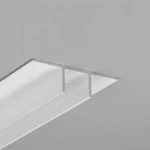Populært produkt | 2m aluprofil PLANE14 IN BC3Hvid lakeret, indspartling, LED skinne