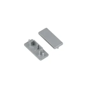 1 stk. Endestykke SURFACE14.V2Sølvfarvet - Bestseller