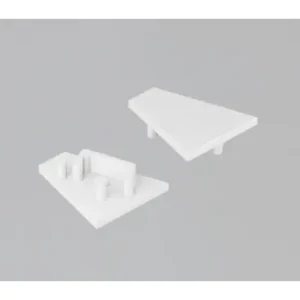 1 stk. Endestykke CORNER12.V2Hvid | Kundernes favorit