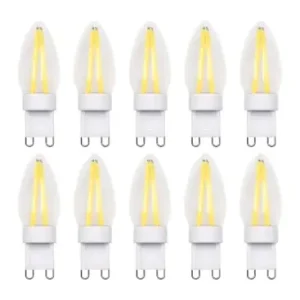 Anbefalet valg - 10 stk. G9 2W dæmpbare pærer2700K, Filament LED
