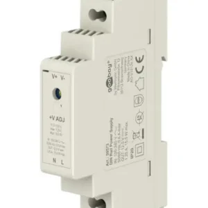 Tidsbegrænset | 15W / 12V DC DIN skinne strømforsyning1.25A