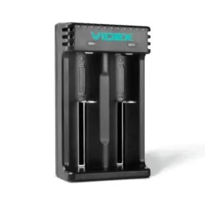 Topkvalitet - Universal batterioplader til Li-ion / IMR2 kanaler, Micro USB, LED indikator