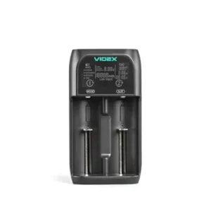 Universal batterioplader med LCD display2 kanaler, USB-C, Ni-Mh/Li-Ion/LiFePO4, powerbank funktion - Kampagnepris