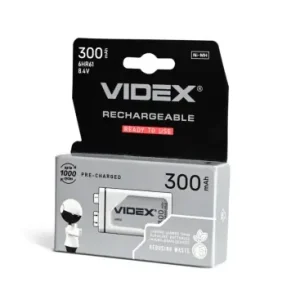 6HR61 batteriNi-MH, genopladelig, 300mAh - Topkvalitet