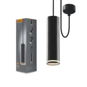 Ny vare - GU10 pendel skinnespotSort, Ø5,5 cm, maks. 30W, IP20 indendørs, uden lyskilde