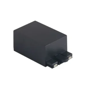 Tilslutningsboks til magnetisk skinne, sortPasser til 24x6mm overfladeskinne | Leveres hurtigt