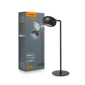 3W LED bordlampe, sortGenopladelig, dæmpbar, CCT, USB-C, op til 15 timers batteri - Udsalg