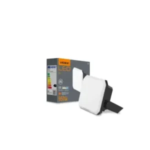 10W LED projektør95lm/W, IP65, 5000K, sort, udendørs - Kampagnepris