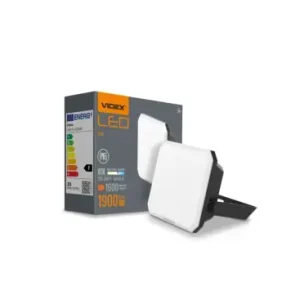 20W LED projektør1900lm, IP65, sort, udendørs, 5000K - Så længe lager haves