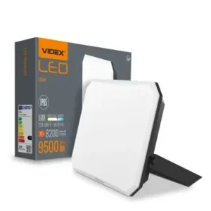 100W LED projektør, sort9500lm, IP65, 5000K, udendørs, arbejdslampe - Godt tilbud