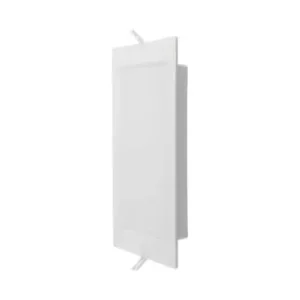 12W 17x17cm LED indbygningspanelFirkantet, 1200lm, Hul 15,5 x 15,5 cm, Mål 17,1 x 17,1 cm - Kampagnetilbud