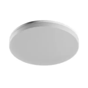 20/30/40W LED CCT loftslampe3-lyskulører, Ø33cm, Højde 5cm, IP44, hvid kant - Tryg betaling