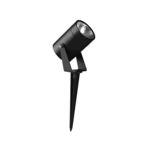 Vt-80070 spidelampe 10WLED, aluminium, 3000K, sort hus, IP65 | Sikker betaling
