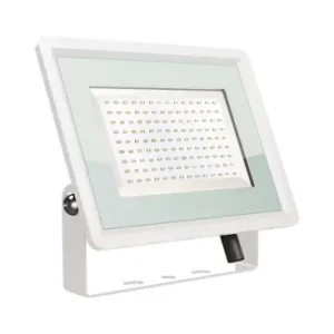 200W LED projektør88lm/W, IP65, hvidt kabinet, 4000K, udendørs - Outlet