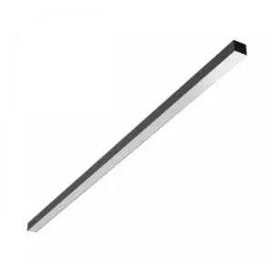 150cm Kontorlampe, Justerbar Watt og CCT3 lyskulører, 30W/40W/50W, 5 års garanti, sort - Bedste pris