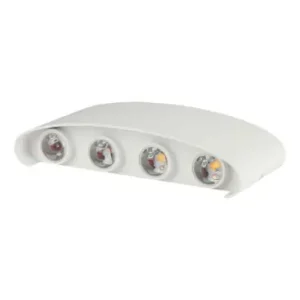 Vt-848 LED væglampe 7W3000K, sandet hvid - Supergod pris