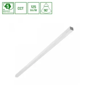 1503mm Allday Basic 50W3CCT, 230V, 90°, IP20, 42x37mm, hvid, pr, UGR19, LED-armatur til loft | Gå ikke glip af tilbuddet