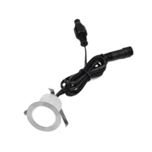 10 stk. nedgravningsspot med timer/sensor0,5W, rund, rustfrit stål, inkl. strømforsyning | Direkte fra fabrikken