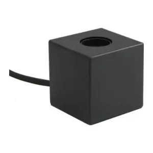 Favorit blandt kunder | Cube E27 bordlampeSatin sort, maks. 60W, uden lyskilde