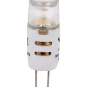 G4 1W LED pære, 12V100lm, dæmpbar, klar glas, 2700K - Sikker betaling