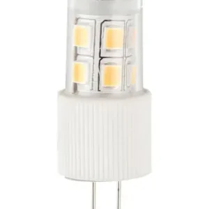 G4 2W dæmpbar LED pære, 12V200lm, T14.6, varm hvid, klar glas | Begrænset lager
