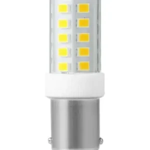 Tilgængelig nu - BA15d 3,5W LED rør5,2cm, 380lm, klar glas, 3000K