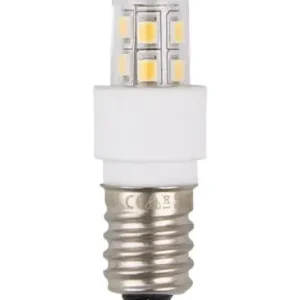 E14 1,7W LED rørpære, 10-30V5,2cm, 180lm, AC/DC, varm hvid, klar glas | Outlet